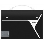 Папка-портфель Berlingo xProject А4 черно-белая, 13 отделений (kastd)