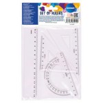 Набор линеек Centrum, 4 шт (kastd)