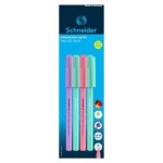 Набор шариковых ручек Schneider Tops 505 F Pastel синие, 4 шт (kastd)