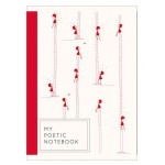 Книжка записная Academy Style красно-белая в клетку А6, 32 л (kastd)