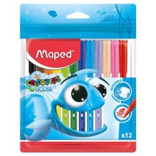Фломастеры Maped Color'peps, 12 цветов (kastd) в магазинах Ашан