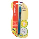 Ручка шариковая Stabilo Left Right для левшей синяя (kastd)