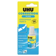 Жидкость корректирующая UHU, 20 мл (kastd) в магазинах Ашан