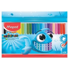 Фломастеры Maped Color Peps Ocean, 24 цвета (kastd) в магазинах Ашан