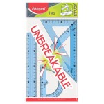 Набор чертежных линеек Maped Study Unbreakable средний, 4 предмета (kastd)