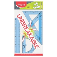 Набор чертежных линеек Maped Study Unbreakable средний, 4 предмета (kastd) в магазинах Ашан