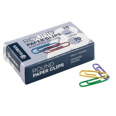 Скрепки Глобус цветные 28 мм 70 шт (kastd) в магазинах Ашан