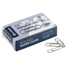 Скрепки Глобус цинк 28 мм, 100 шт (kastd) в магазинах Ашан