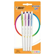 Ручка шариковая BIC Cristal Up, 4 шт (kastd) в магазинах Ашан