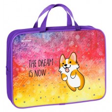 Папка с ручками Berlingo Husky boy 1 отделение А4 350x265x80мм на молнии (kastd) в магазинах Ашан