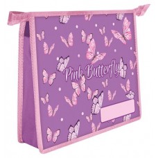 Папка для тетрадей Пчелка А5 на молнии пластиковая с дизайном, 230х190х50 мм (kastd) в магазинах Ашан