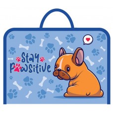 Папка для труда Пчелка А4 на молнии ручки-тесьма, 325х230х25 мм (kastd) в магазинах Ашан