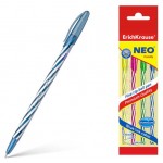 Набор шариковых ручек ErichKrause NEO CANDY синие, 4 шт (kastd)