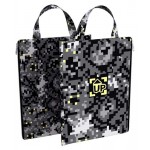 Папка текстильная на молнии ErichKrause Pixel Game вертикальная с ручкой A4 (kastd)