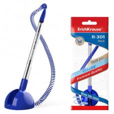 Ручка шариковая настольная ErichKrause R-301 Desk Pen 1,0 мм синяя (kastd) в магазинах Ашан