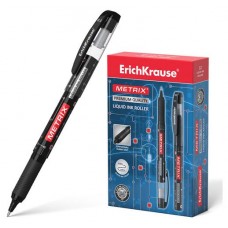 Ручка-роллер ErichKrause Metrix черная (kastd) в магазинах Ашан