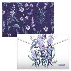 Набор папок-конвертов ErichKrause Lavender на кнопке пластиковых A4, 4 шт (kastd) в магазинах Ашан