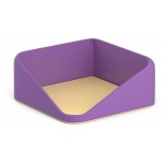 Подставка для бумажного блока ErichKrause Forte Iris пластиковая фиолетовая с желтой вставкой