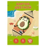Цветной картон PAPER ART KIDS, 6 цветов (kastd)