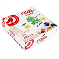 Гуашь АШАН Красная птица, 9 цветов (kastd) в магазинах Ашан