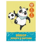 Набор цветной PAPER ART KIDS офсетной бумаги и картона, 16 листов (kastd)