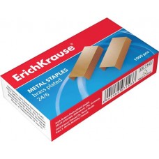 Скобы для степлера ErichKrause Ė24/6, 1000 шт (kastd) в магазинах Ашан
