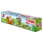 Гуашь Луч ZOO, 6 цветов (kastd)