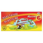 Пластилин Гамма Мультик со стеком, 6 цветов (kastd)