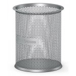 Подставка стакан для канцелярских принадлежностей ErichKrause Steel серебряная (kastd)