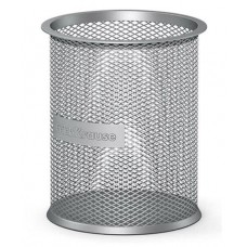 Подставка стакан для канцелярских принадлежностей ErichKrause Steel серебряная (kastd) в магазинах Ашан