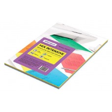 Бумага цветная OfficeSpace Intens mix 5 цветов А4, 100 л (kastd) в магазинах Ашан