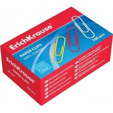 Скрепки канцелярские ErichKrause 28 мм, 100 шт (kastd) в магазинах Ашан