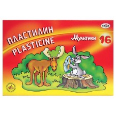 Пластилин Гамма Мультики со стеком, 16 цветов (kastd) в магазинах Ашан