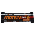 Батончик протеиновый IronMan Protein Bar с коллагеном Карамель и темная глазурь, 50 г (kastd)