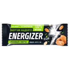Батончик Леовит Energiser миндаль матча чиа, 40 г в магазинах Ашан