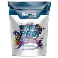 Протеин Geneticlab Whey Pro Черничный чизкейк, 1 кг (kastd) в магазинах Ашан