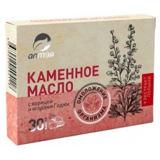Бад Две Линии Каменное масло с корицей Омоложение организма, 30 шт (kastd) в магазинах Ашан