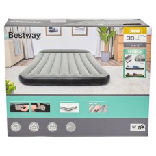 Матрас надувной BESTWAY Indoor Airbeds с подголовником, 203х152х30 см (kastd) в магазинах Ашан