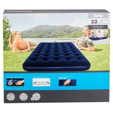 Матрас надувной BESTWAY Flocked Air Bed 1,5-спальный, 191х137х22 см (kastd) в магазинах Ашан