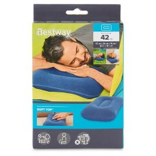 Подушка надувная BESTWAY флокированная для кемпинга, 42х26х10 см (kastd) в магазинах Ашан
