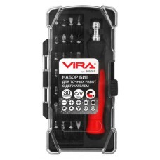 Набор отверток с битами VIRA 305081 для точных работ, 30 предметов (kastd) в магазинах Ашан