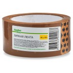 Лента клейкая Каждый день коричневая, 48 мм x 66 м (kastd)