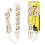 Фильтр сетевой Союз 5 гнезд с выключателем с заземлением, 3 м (kastd)