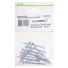 Саморез универсальный Каждый день 4x50 оцинкованный, 13 шт (kastd) в магазинах Ашан