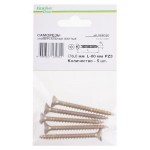 Саморез универсальный Каждый день 6x60 желтый оцинкованный, 5 шт (kastd)