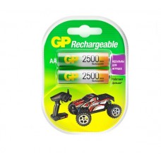 Батарея аккумуляторная GP Rechargeable 2500 мАч AA, 2 шт (kastd) в магазинах Ашан