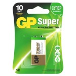 Батарейка GP Super 1604А 6LF22 алкалиновая, 1 шт (kastd)