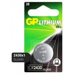 Батарейка GP Lithium CR2430, 1 шт (kastd)