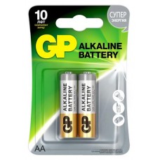 Батарейка GP алкалиновая типоразмера АА, 2 шт (kastd) в магазинах Ашан