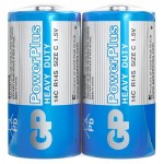 Батарейка С GP Power Plus R14, 2 шт (kastd)